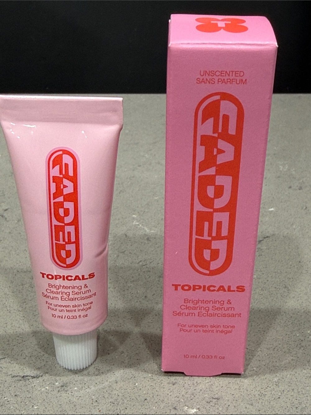 FADED Topicals Brightening & Clearing Serum - Travel Size, new/unopened
